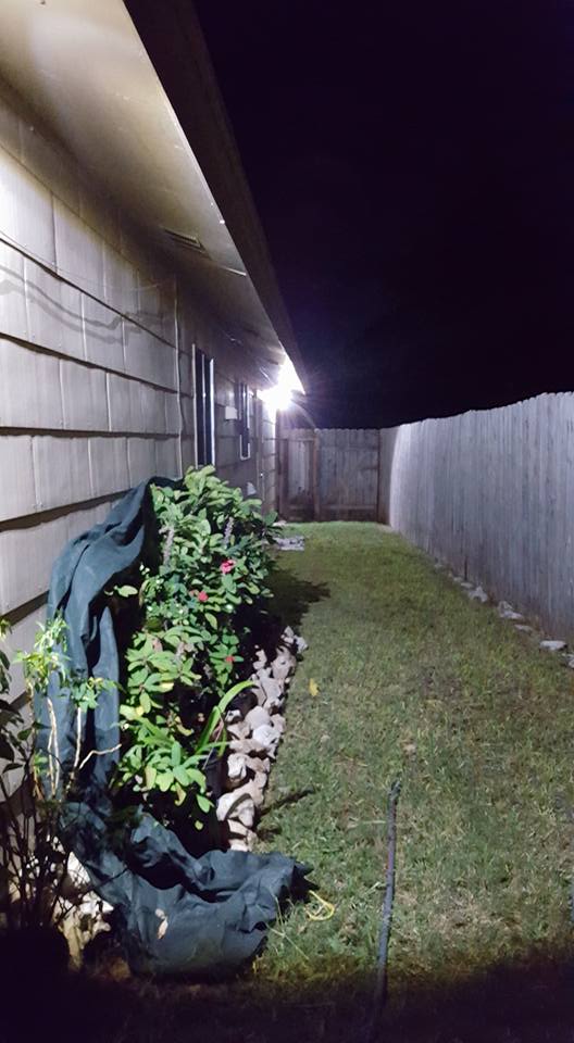 Exterior lighting installed by CW Electrical Services